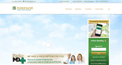 Desktop Screenshot of parkebank.com